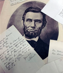 Washington secara tidak sengaja menerima memo mantan Presiden AS, Abraham Lincoln. (SuaraMedia News)